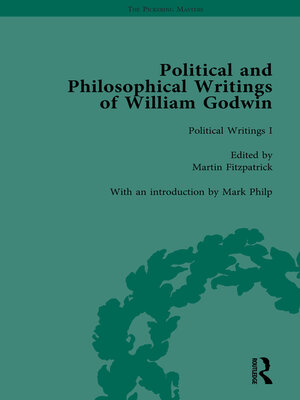 cover image of The Political and Philosophical Writings of William Godwin vol 1